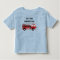 Red Firetruck It's My Birthday Personalized