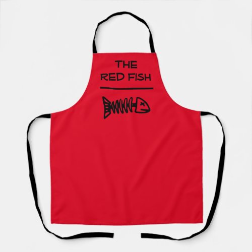 Red Fish Apron