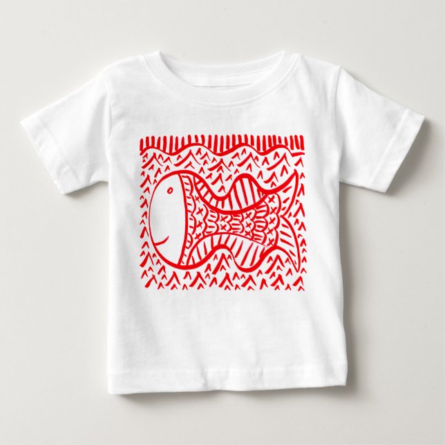 Red Fish Baby T-Shirt (Front)