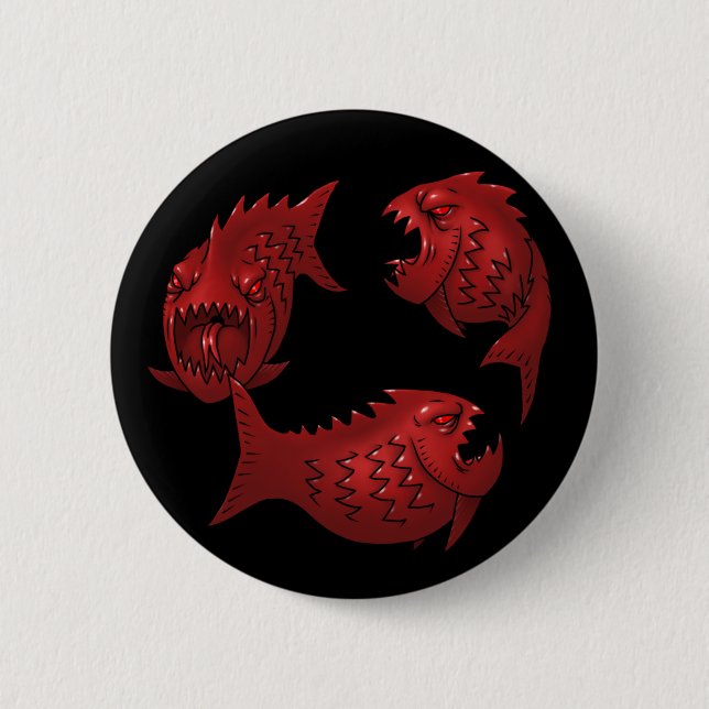 Red Fish Button (Front)