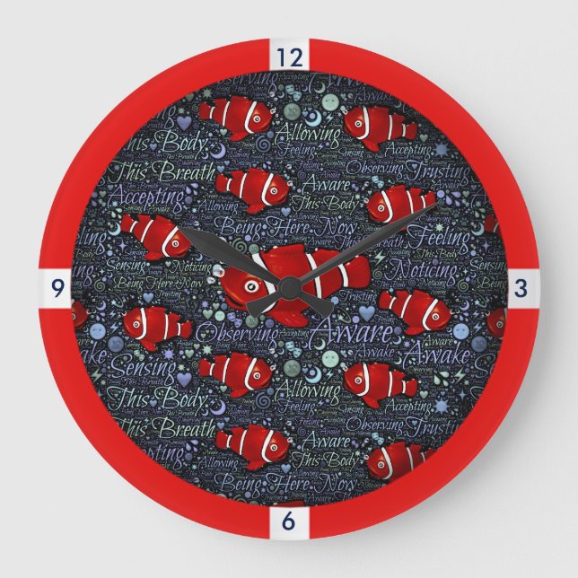 Red Fish clock (Front)