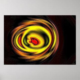 Red Fish Comet Poster