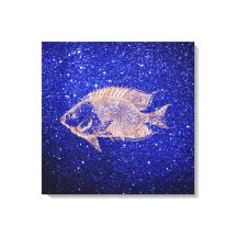 Red Fish Marine Sea Ocean Life Pink Rose Gold1