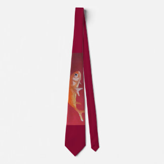 red fish tie