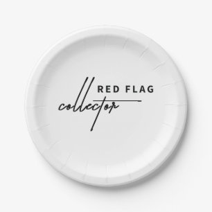 Red Flag – Celebrating the Signs Paper Plates