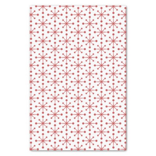 Red Flakes Pattern Tissue Paper