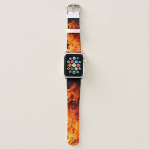 Red Flames Apple Watch Band