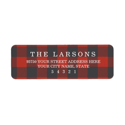 Red Flannel Label
