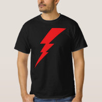 Red Flash Lightning Bolt