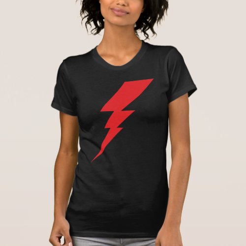 Red Flash Lightning Bolt T_Shirt