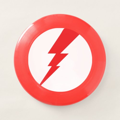 Red Flash Lightning Bolt Wham_O Frisbee
