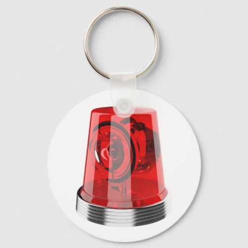 Red flashlight keychain