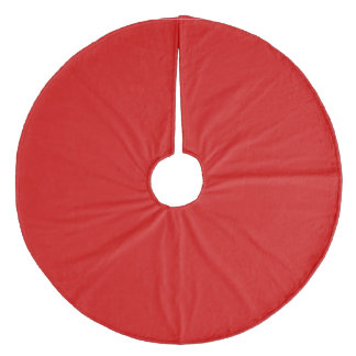Red fleece tree skirt