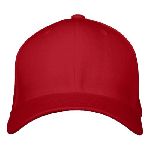 Red Flexfit Wool Cap