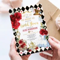 Let's Part-Tea Bridal Vintage Alice In Wonderland Bridal Shower
