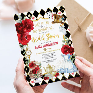 22 Fairy Alice In Wonderland Themed Bridal Shower Ideas - Weddingomania