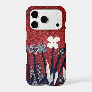 Red Floral Artistic iPhone 17 Pro Case