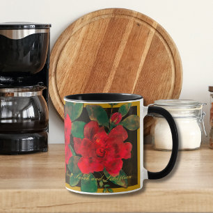 Red Floral Custom Mother’s Day Mug