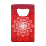 Red Floral Mandala-58566 Credit Card Bottle Opener