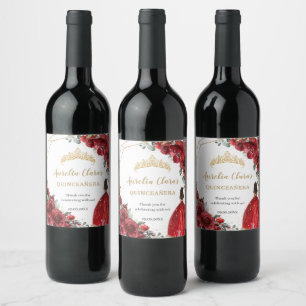 Wine Label Table Numbers - Orchids - Wine retailer Bottle Labels - Customizable for Wedding Table Numbers -10