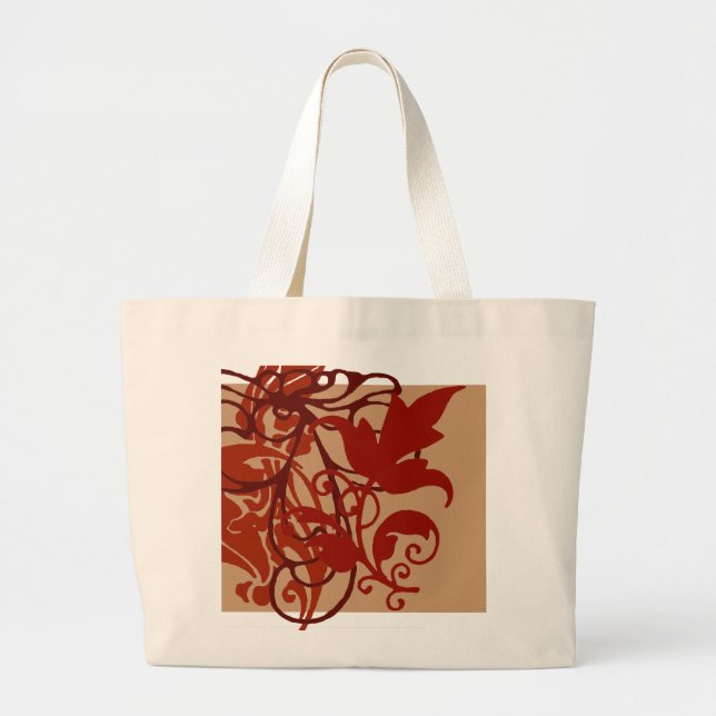 Red Flourish Bag (Front)