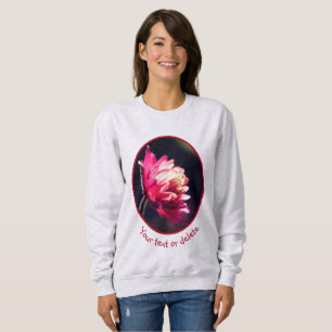 Red Flower In Sunlight Personalized Sweatshirt