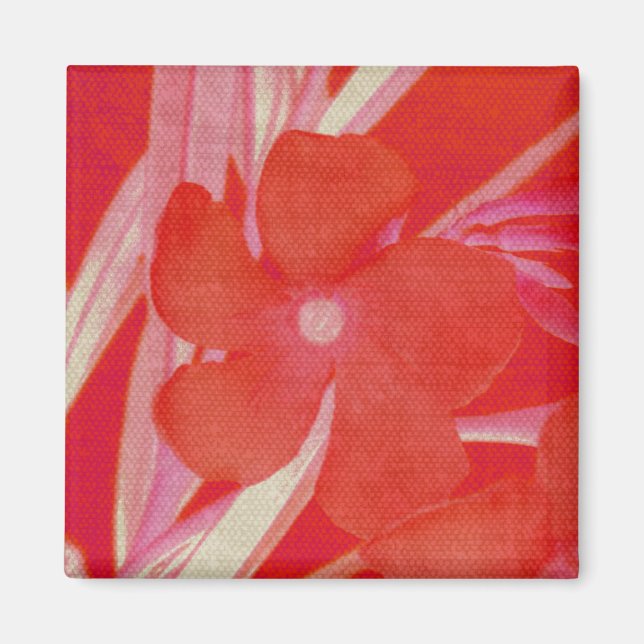Red Flower Magnet (Front)