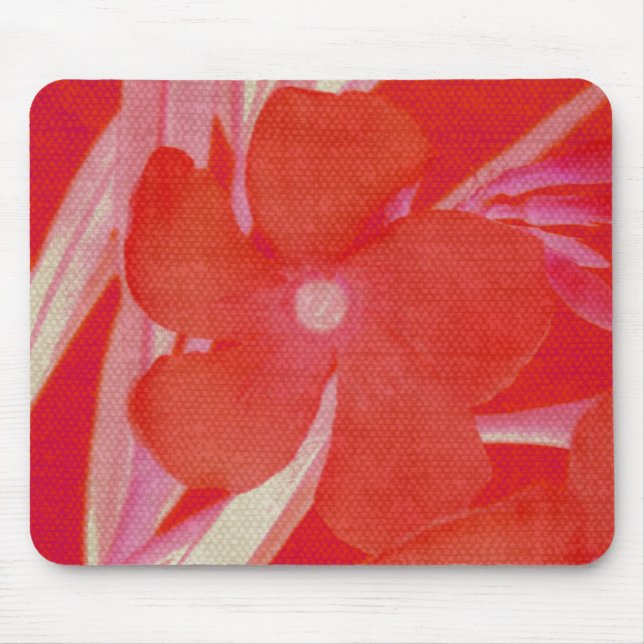 Red Flower Mousepad (Front)