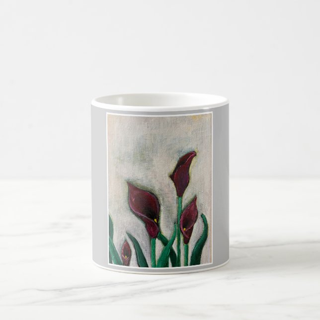 Red Flower Mug  (Center)