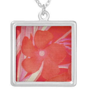 Red Flower Necklace