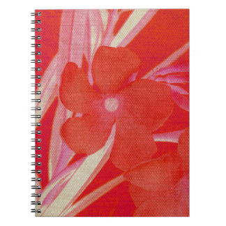 Red Flower Notebook