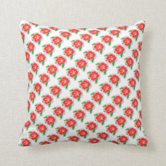 Red Flower Pillow