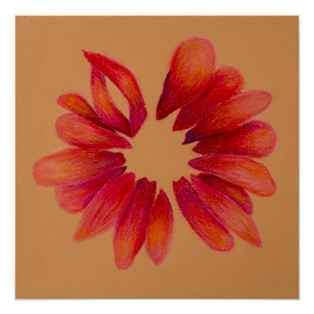 Red Flower Poster (Front)