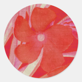 Red Flower Stickers