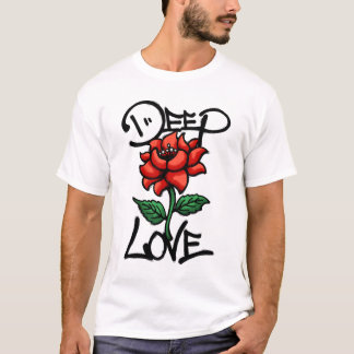 Red Flower streetwear T-Shirt
