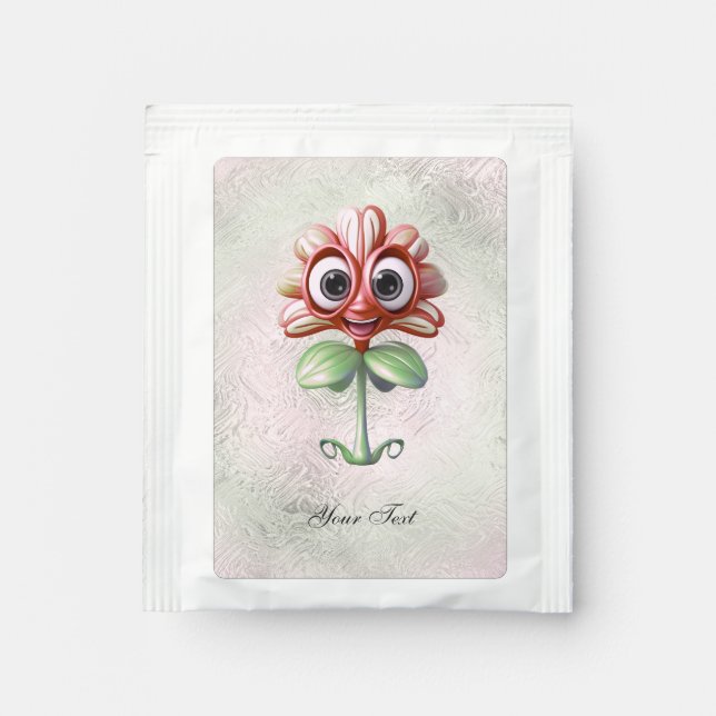 Red Flower Tea Bag Drink Mix (Front)