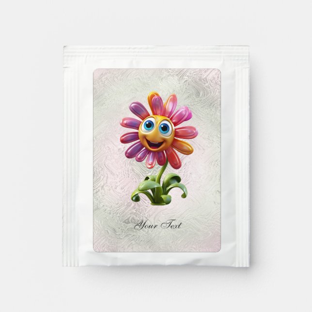 Red Flower Tea Bag Drink Mix (Front)