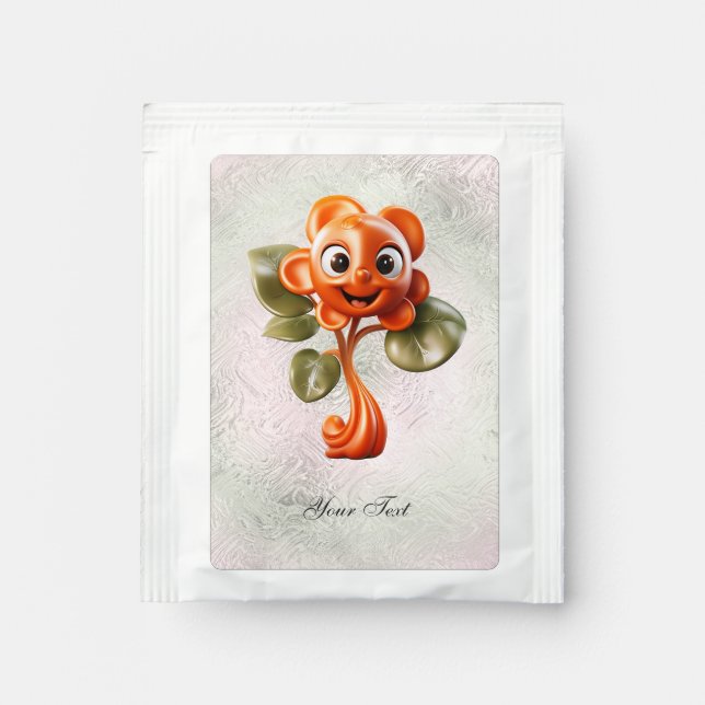 Red Flower Tea Bag Drink Mix (Front)