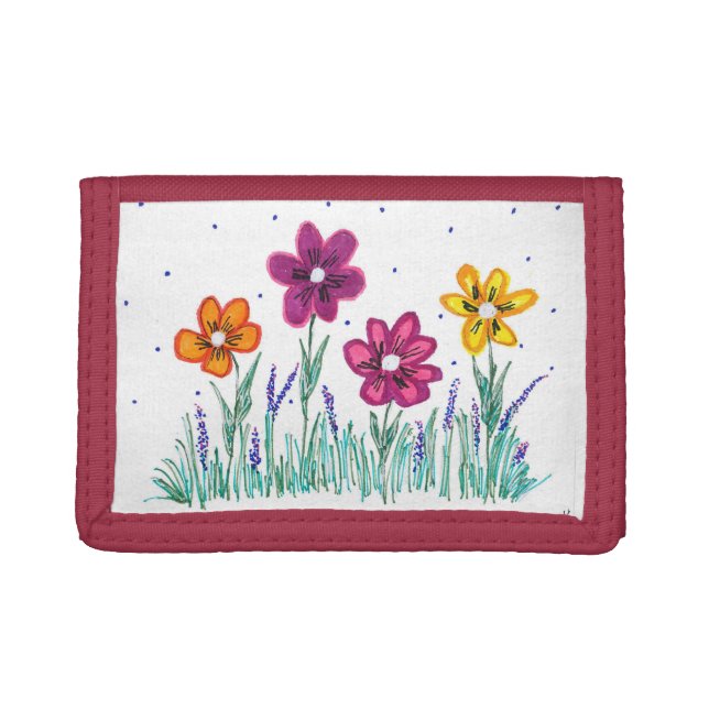 Red Flower Wallet (Front)