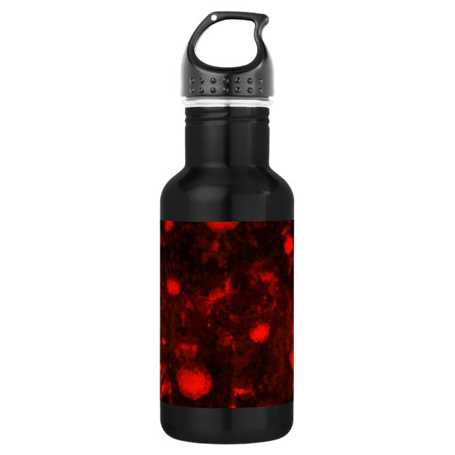 Red flower - water bottle (Front)