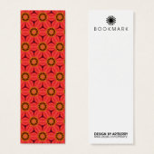 Red Flower Weave Bookmark (Front & Back)
