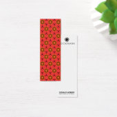 Red Flower Weave Bookmark (Desk)