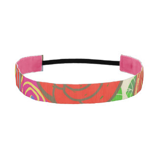 Red Flowered Headband