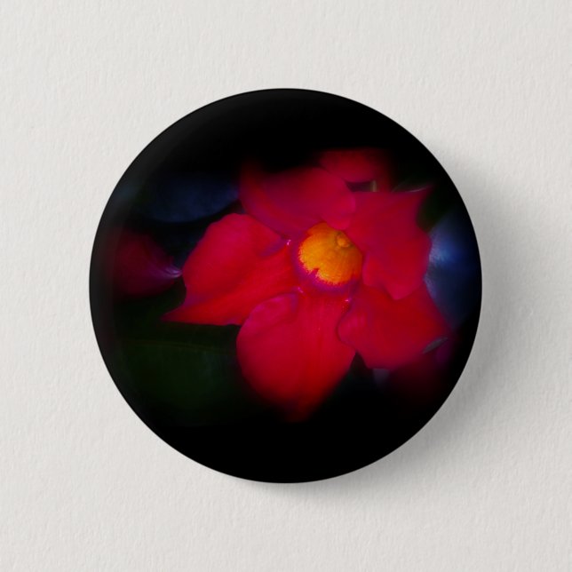 Red Flowering Vine Button (Front)