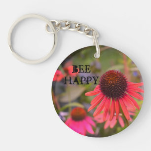 Red Flowers at RHS Wisley Classic Round Keychain