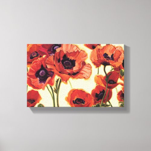 Red Flowers Canvas Print