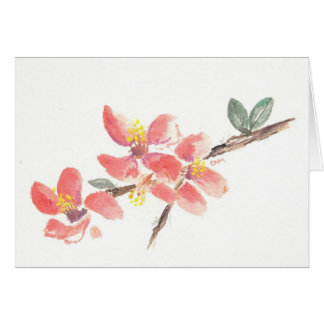 Red Flowers Cards