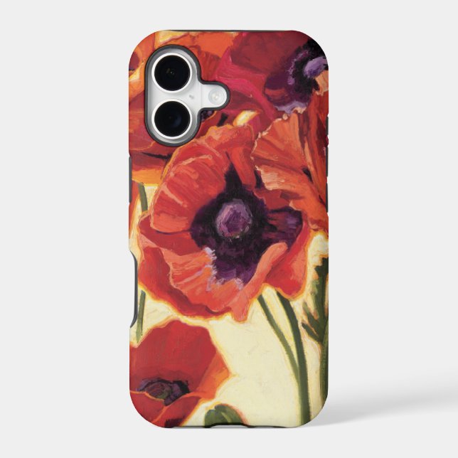 Red Flowers Iphone Case (Back)