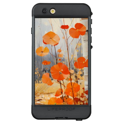 Red Flowers LifeProof NÜÜD iPhone 6s Plus Case