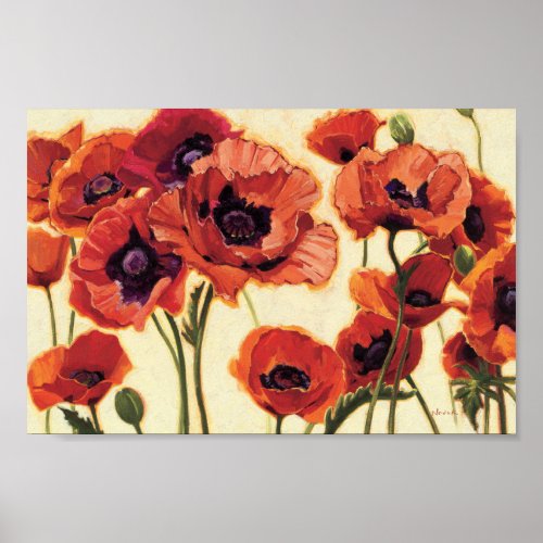 Red Flowers Poster